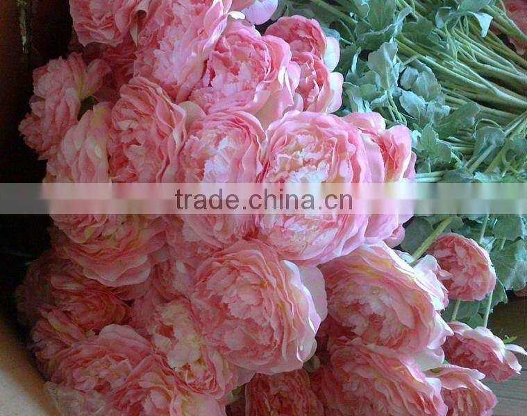 handmade silk flowers seide blume rosafarben