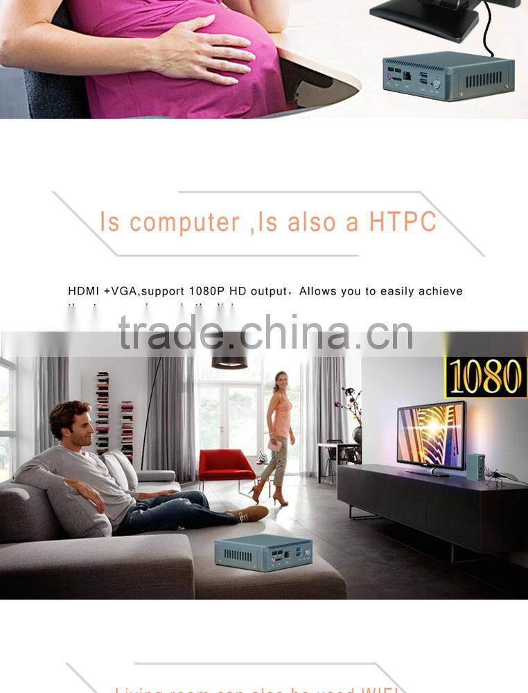 2*Lan Intel J1900/J1800 NANO Quad Core computuer USB 3.0 MiNi Home computer