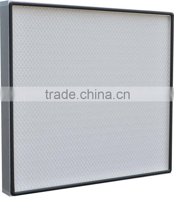 Panel Type Mini Pleat HEPA Filter H14
