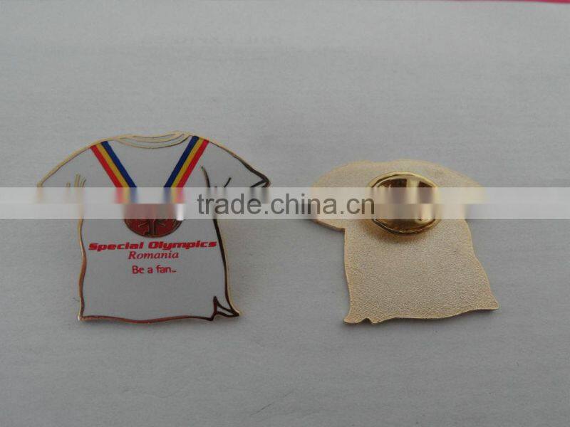 Custom lapel pins with soft enamel and hard enamel color