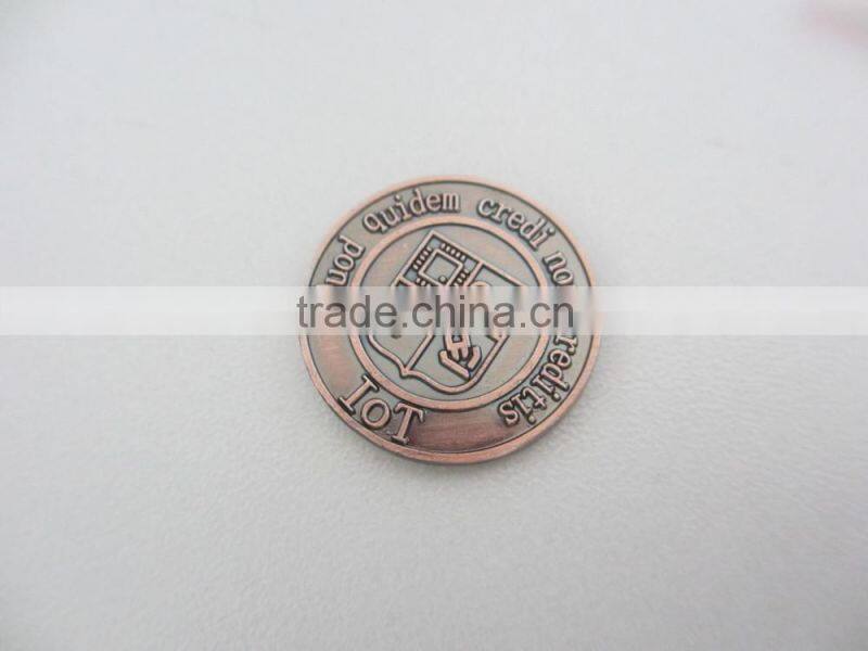 Metal game token coin with custom logo,Shopping custom metal token coin