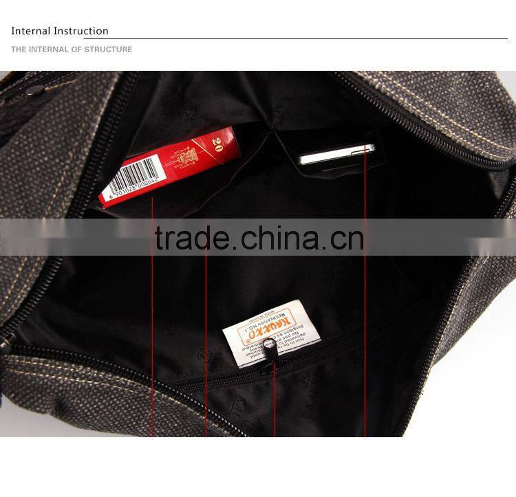 2016 one shoulder canvas military bags retro / vintage bags