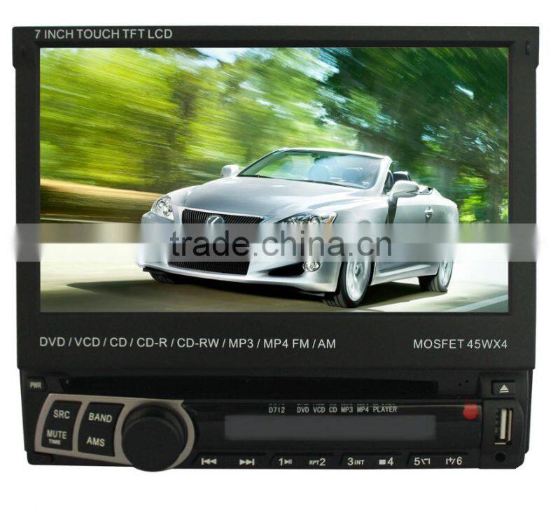 7" HD TFT One Din Car Radio with Touch screen