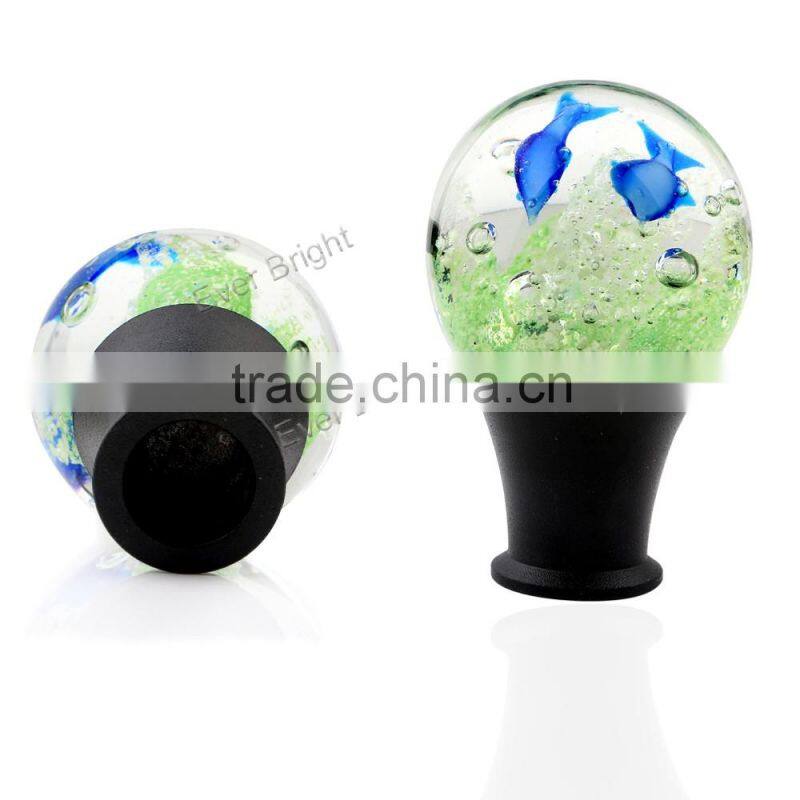 Universal shift knob aquariums appearance for car gear shift knob