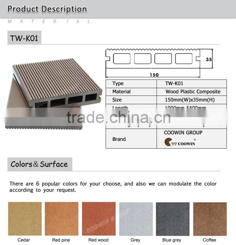Barefoot wpc outdoor decking for house yard decoration