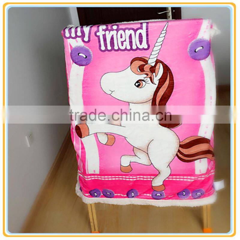 Top 10 100%Polyester Cartoon Partten Two Ply Blanket