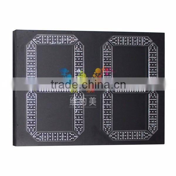 Large size 600*800mm LED traffic signal light 2 digit countdown timer