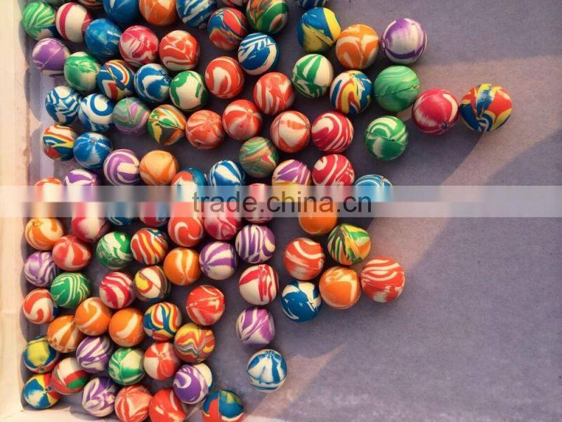 New design water bouncing ball colorful light up bouncing ball rubber bouncing ball