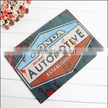 decor wall retro tin sign