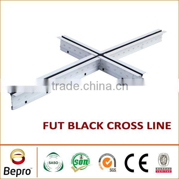 SASO/SONCAP/CE/SGS/ISO certificate t bar suspended ceiling grid