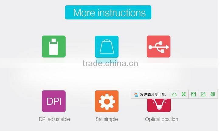 2017 new USB2.0 Optical wireless mouse pc