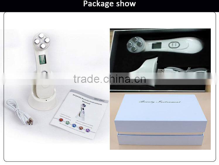 Girl use Dilute the spot best home rf skin tightening face lifting machine laser face lift machine
