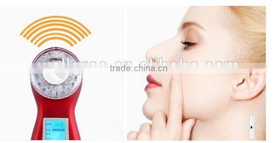 handheld Home Use Rechargeable Photon Ultrasonic Face Skin Care device