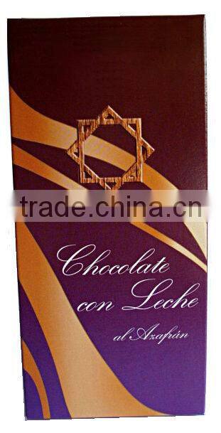 Chocolate with saffron