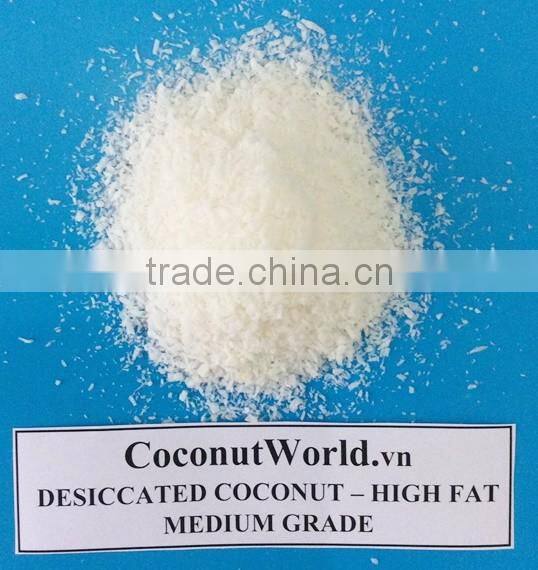 DESICCATED COCONUT HIGH FAT MEDIUM GRADE