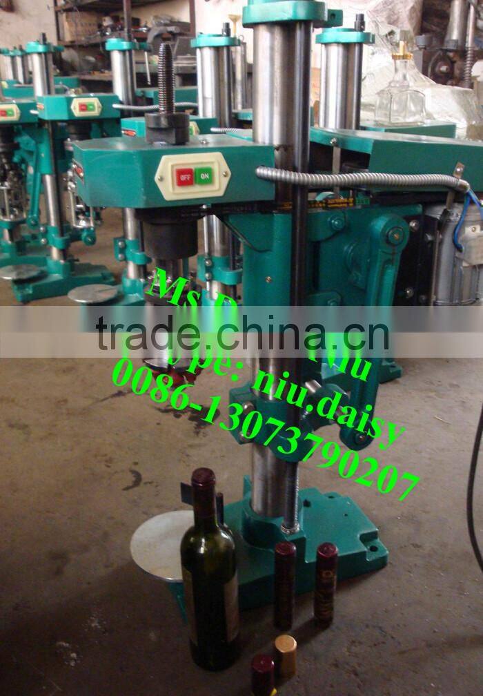 semi-automatic bottle capping machine/beverage bottle sealing machine/can bottle capping machine