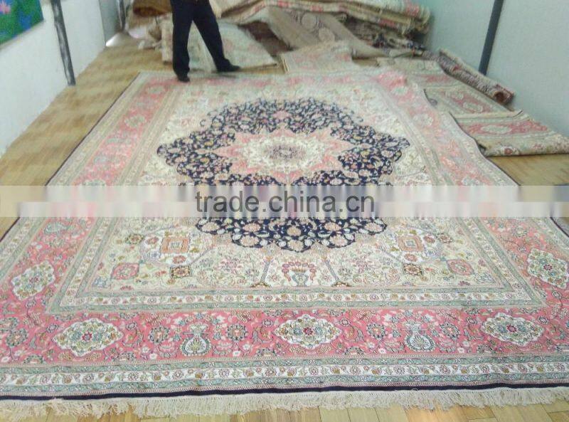 handmade silk carpet