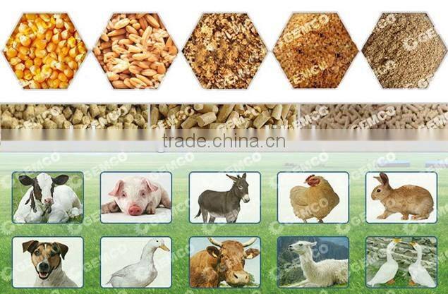 Flat die Animal Feed Pellet Press Machine with High Efficiency