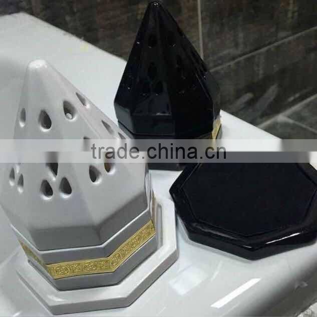 Ceramic pyramid incense burner
