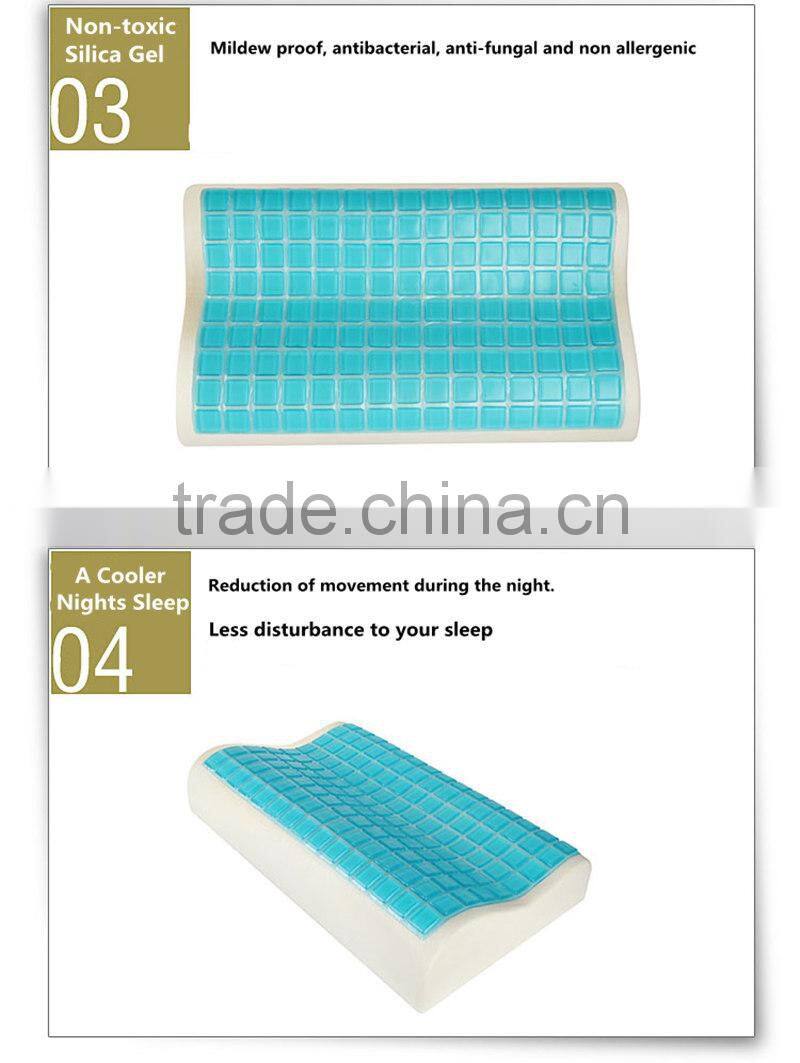 Contour Memory Foam Cooling Gel Pillow