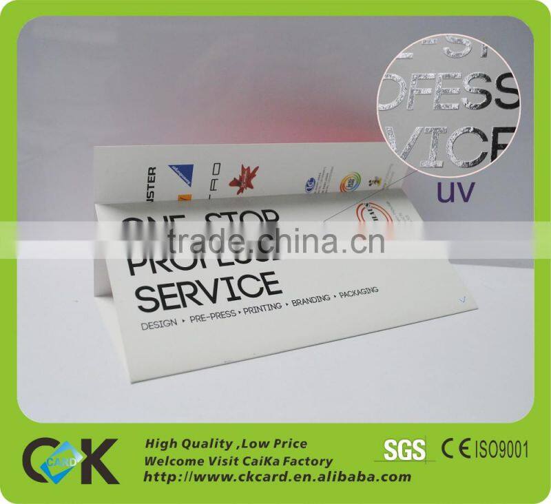 Eco-friendly paper!Printing folded flyers with favorable price from gold manufacture