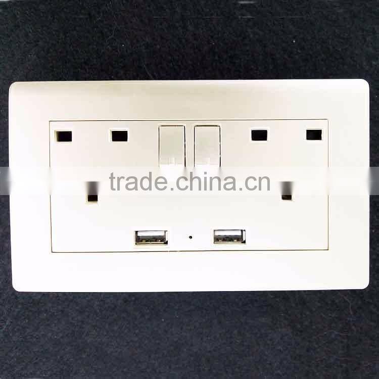 Electric socket with usb port plug usb wall socket uk plug outlets
