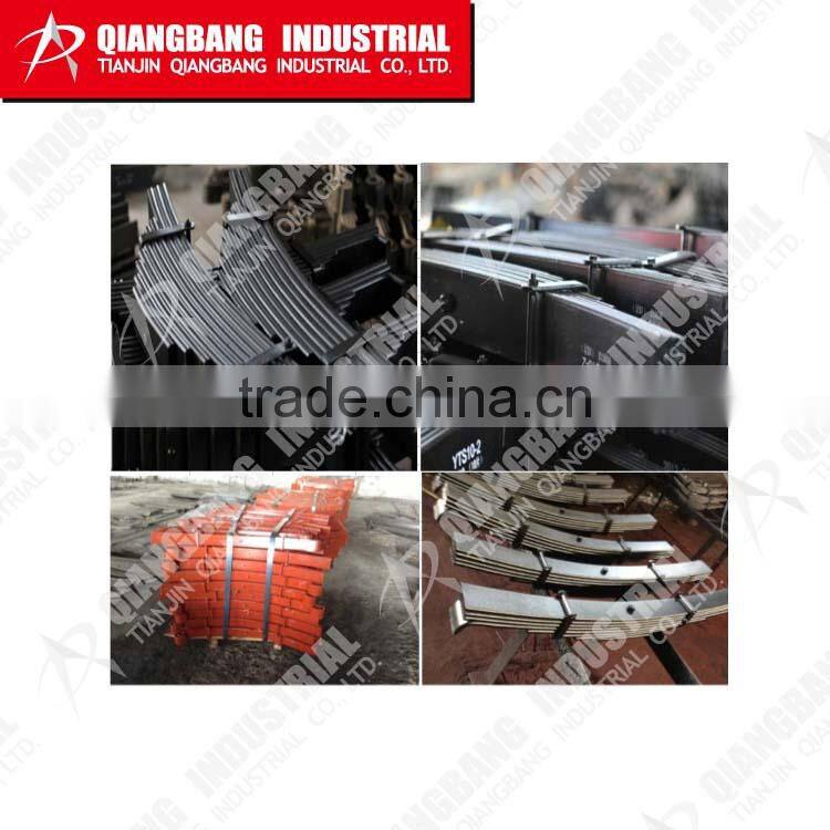 dump truck,trailer 75X13,8L,leaf spring,QiangBang