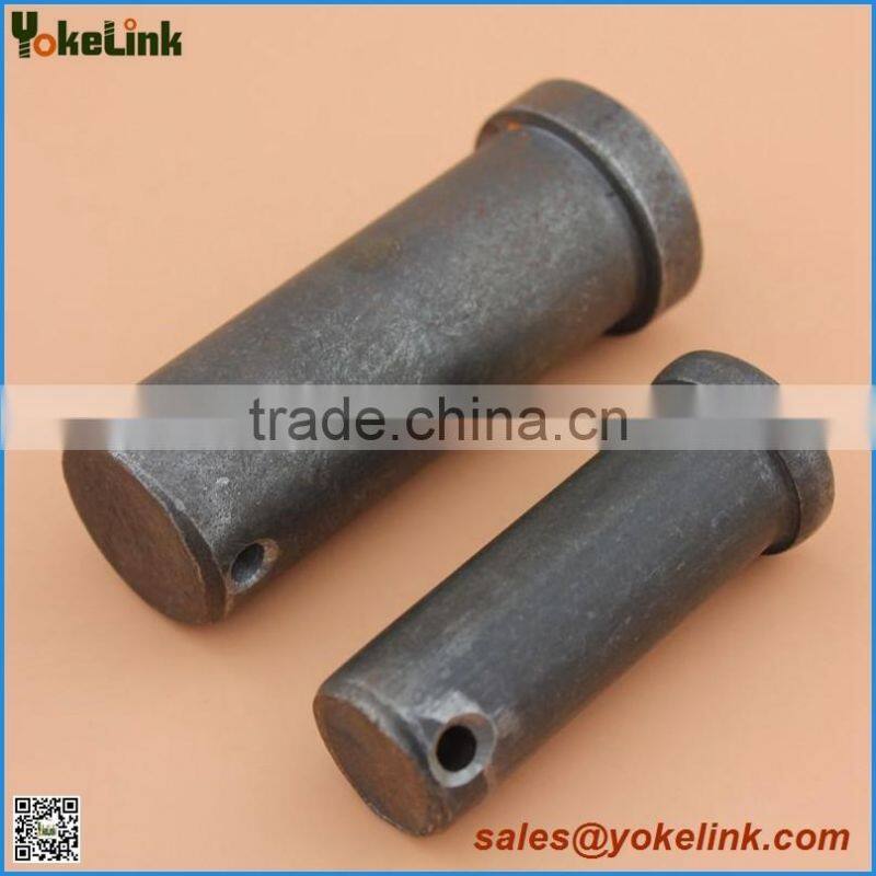 Non-threaded fastener clevis pin for agricultural products