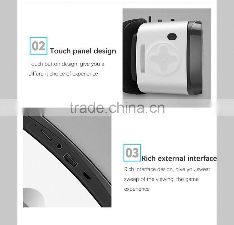 Consumer Electronics 2016 High Quality Leather VR BOX, Online Shopping VR 3d Glasses VR Helmet