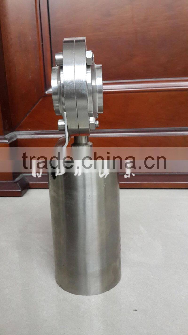 Popular Tri-clamp connection electric/penumatic butterfly valve