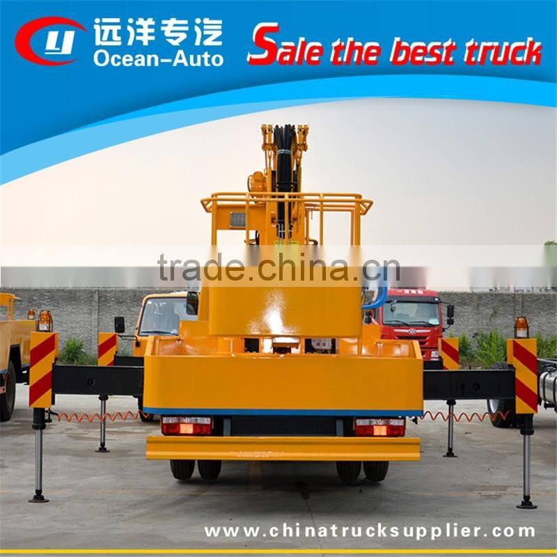 Dongfeng 18m aerial platform truck ,hydraulic lift platform truck