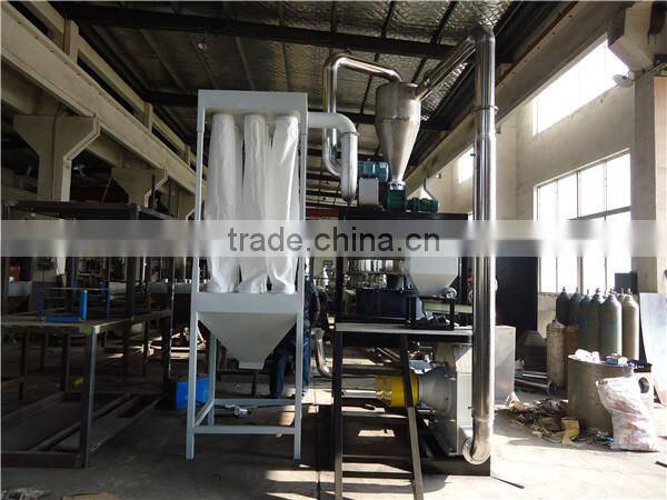 Zhangjiagang plastic grinding pulverizer machine with additional mesh