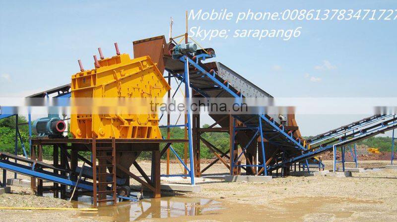 High efficiency secondary rock impact crusher with competitive price