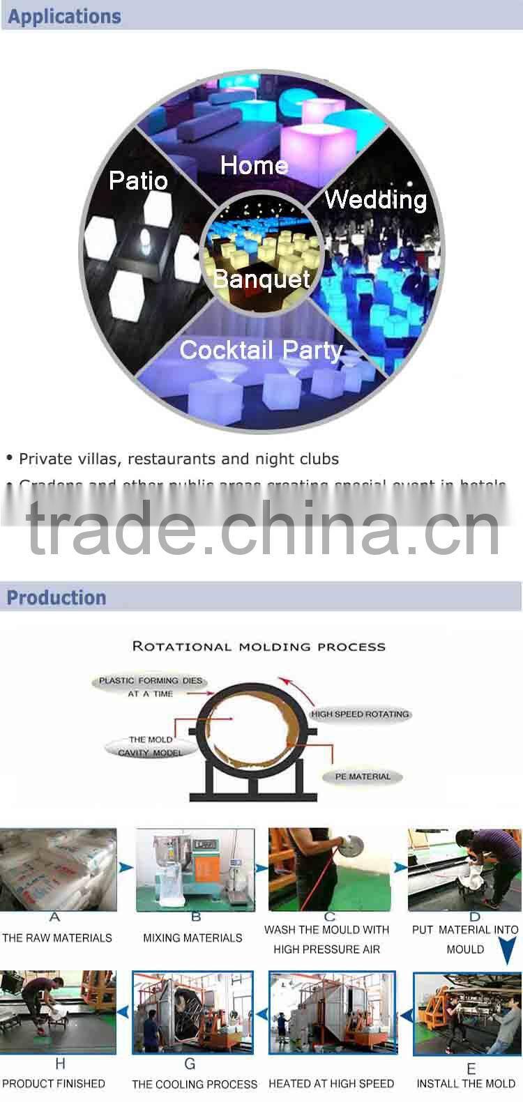 Nightclub Using Glowing Led Bar Table Chair Furniture