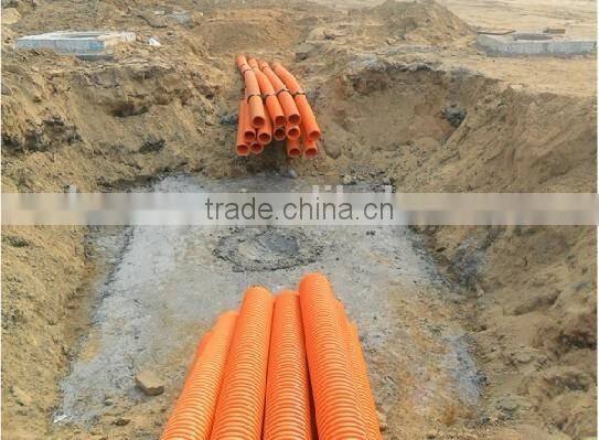Corrugated conduit communications cable plastic Modified PP pipe MPP pipe