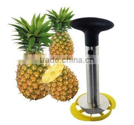 Stainless steel Pineapple Slicer with Wedger , pineapple peeler corer slicer , pineapple corer slicer