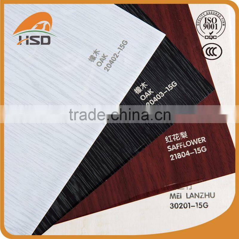 Eco-friendly decorative wallpaper high gloss pvc film for restaurant