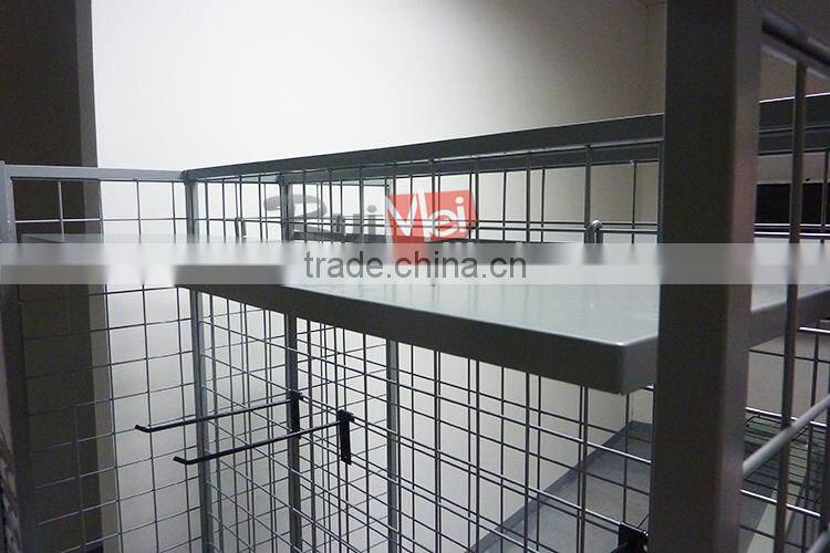 4-side floor wire mesh slippers display rack /holder