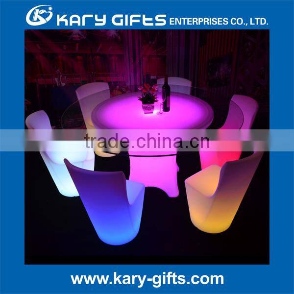 EVENT RECEPTION TABLE ROUND CATERING TABLES WITH LIGHT