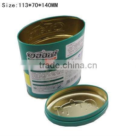 oval tin coffee boxes