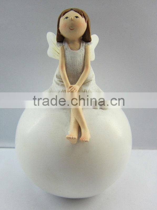 Colorful resin angel sculptures for sale