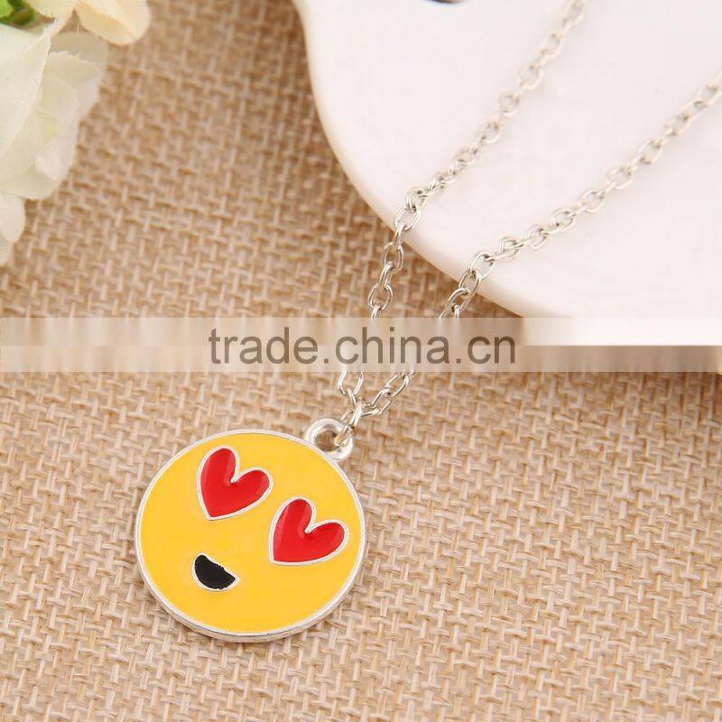Wholesale Fashion Stainless Steel Emoji Jewelry Set 2016