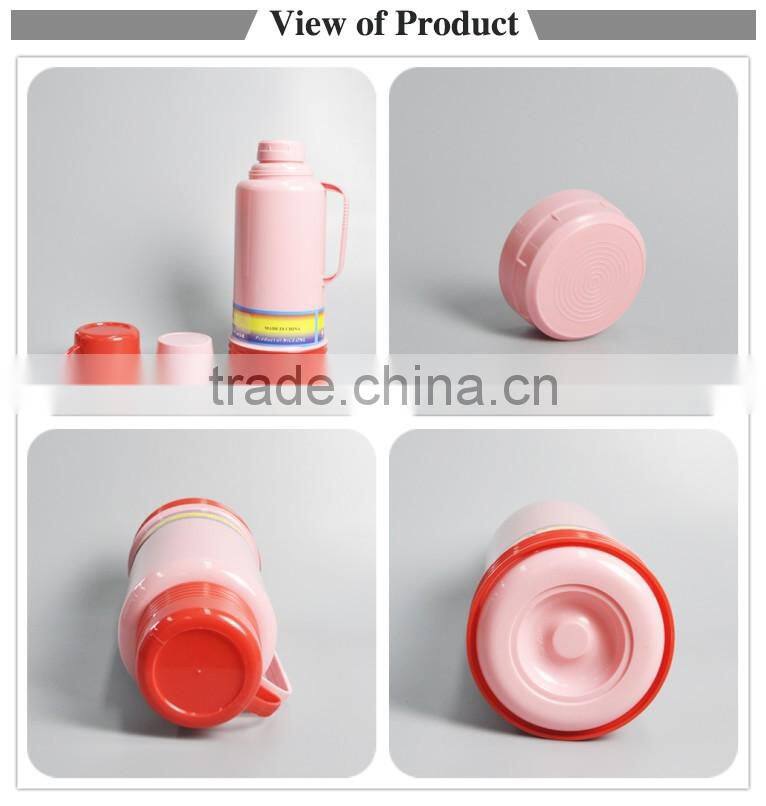 Wholesale 1.8L thermos vacuum flask with glass inside for daily life