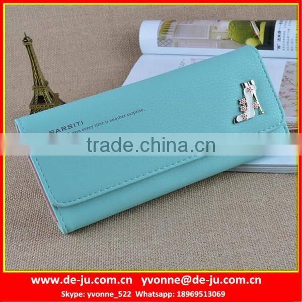 Metal Decorative Designer Wallet With Rivets