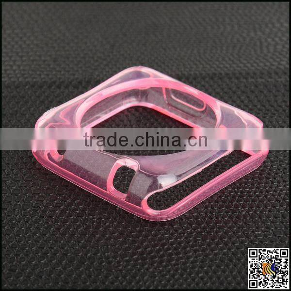 Transparent tpu case for apple watch, for apple watch protective case, case for smartwatch