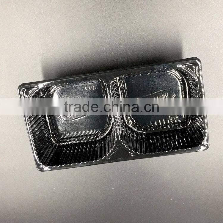 plastic PET blister macaron tray gift box packaging packing macaron display clamshell