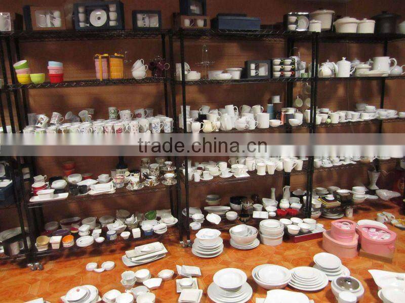 stock beautiful porcelain coffee set