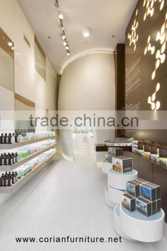 Retail display corianfurnitrue Avonite solid surface made display units