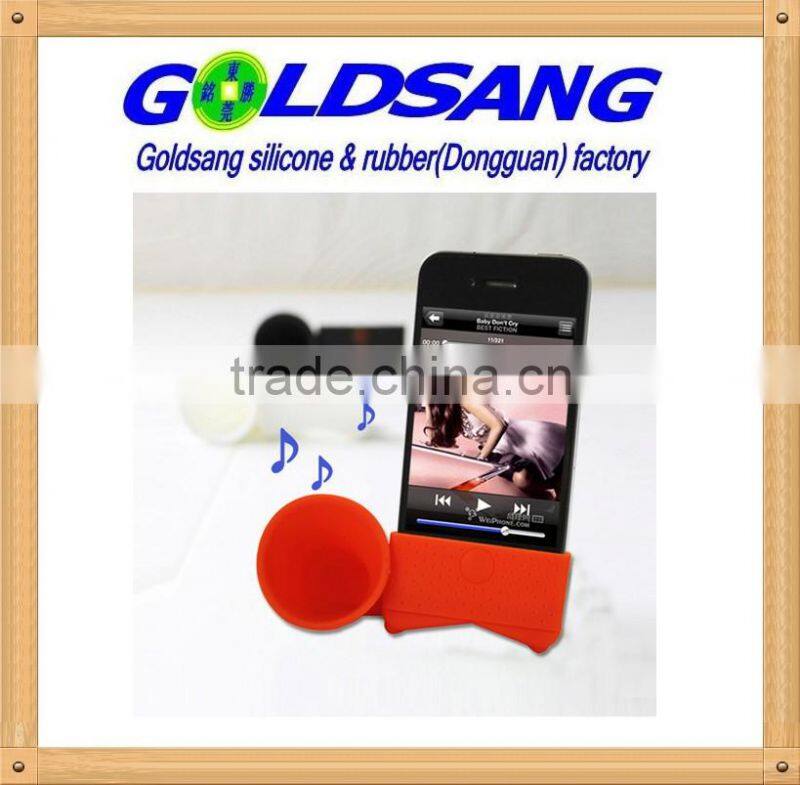2016 high quality customized silicone mobile phone megaphone