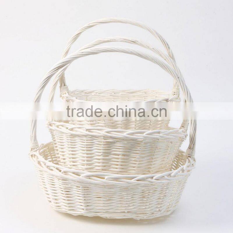 2016 new design cheap small wicker handmade basket